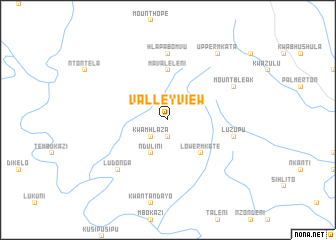 map of Valley View