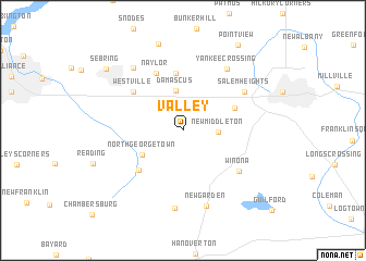 map of Valley