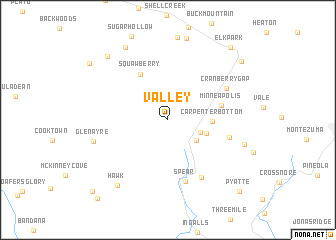 map of Valley