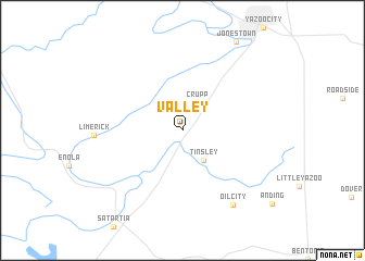 map of Valley