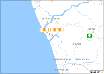 map of Vallikunnu