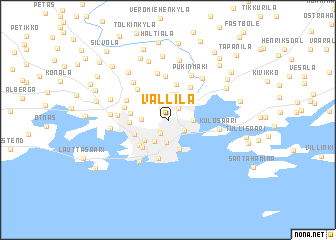 map of Vallila