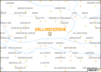 map of Valli Mocenighe