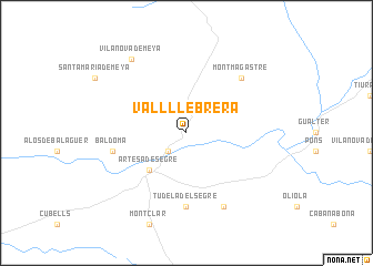 map of Vall-Llebrera