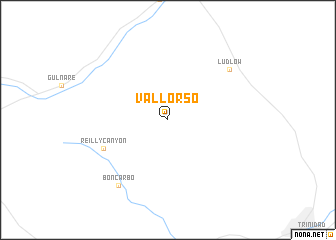 map of Vallorso