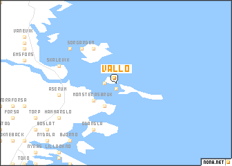 map of Vållö