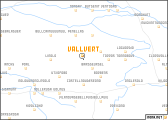 map of Vallvert