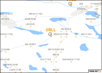map of Vall