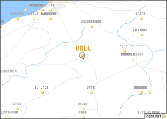 map of Vall