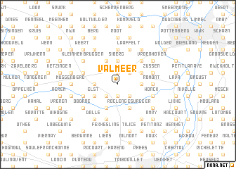 map of Val-Meer