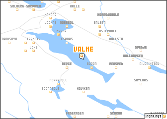 map of Valme