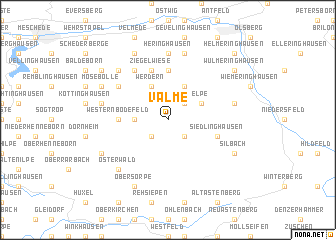 map of Valme