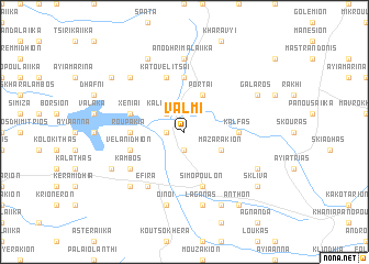 map of Válmi