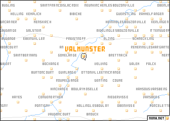 map of Valmunster