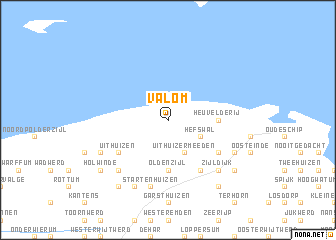 map of Valom