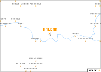 map of Valona