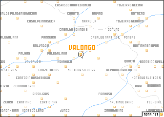 map of Valongo