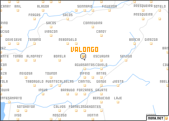 map of Valongo
