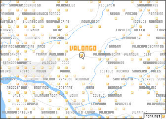 map of Valongo