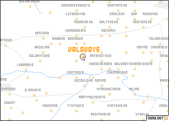 map of Valovoye