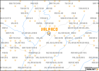 map of Valpaço