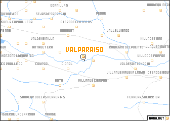 map of Valparaíso