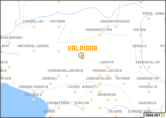 map of Valpiana