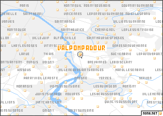 map of Val Pompadour