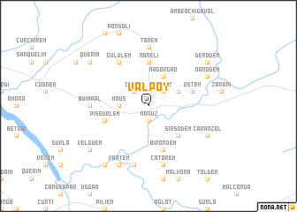 map of Valpoy