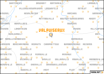 map of Valpuiseaux