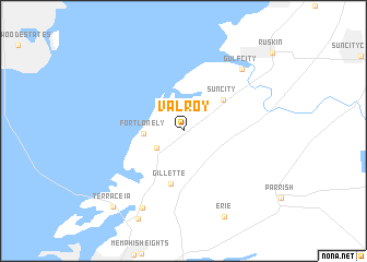 map of Valroy