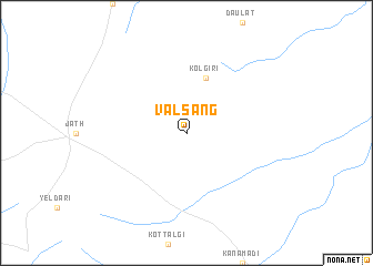 map of Valsang