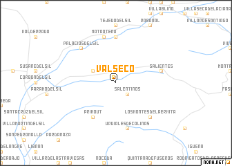 map of Valseco