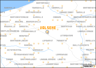 map of Valsemé