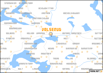 map of Valserud