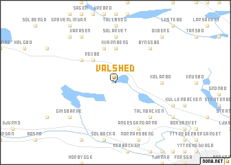 map of Valshed