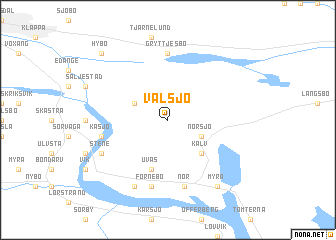 map of Vålsjö