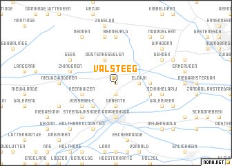 map of Valsteeg