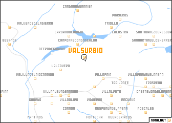 map of Valsurbio