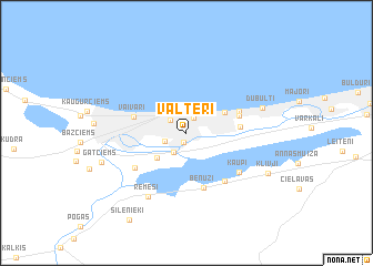 map of Valteri