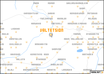 map of Valtétsion