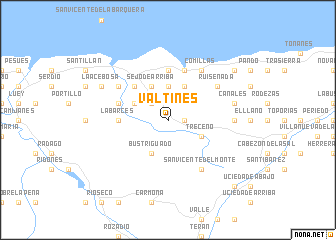 map of Valtines