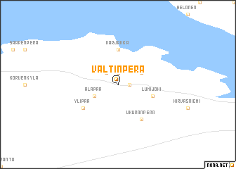 map of Vältinperä