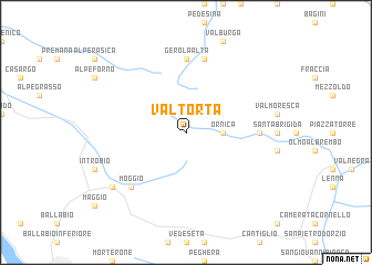 map of Valtorta