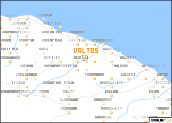 map of Váltos