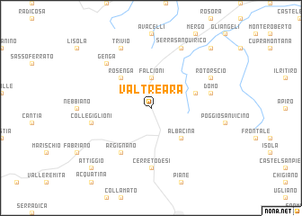 map of Valtreara