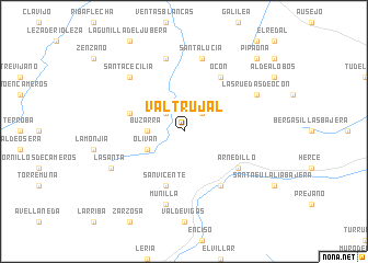 map of Valtrujal