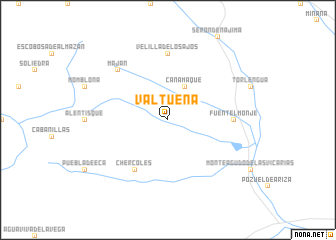 map of Valtueña