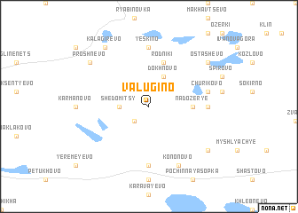 map of Valugino