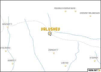map of Valushev
